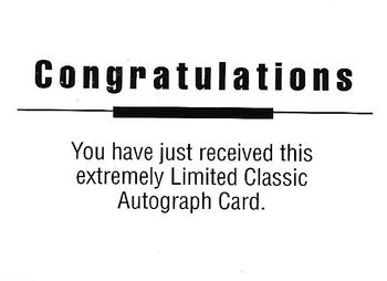 1992 Classic Draft Picks - Autographs #NNO Ty Detmer / Desmond Howard Back