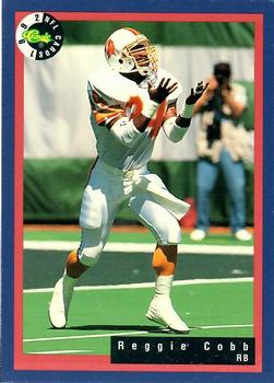 1992 Classic NFL Game #32 Reggie Cobb Front