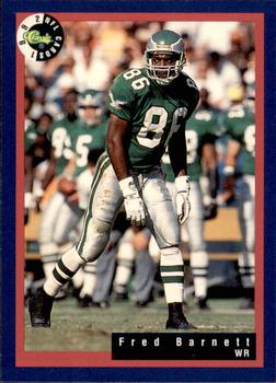 1992 Classic NFL Game #45 Fred Barnett Front
