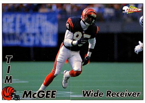 1992 Pacific Triple Folder #4 Tim McGee Front