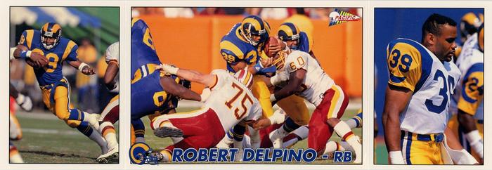 1992 Pacific Triple Folder #14 Robert Delpino Front