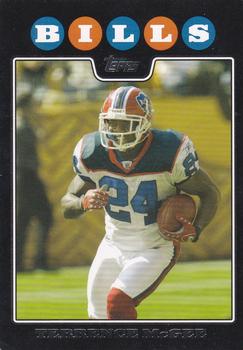 2008 Topps Buffalo Bills #9 Terrence McGee Front