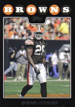 2008 Topps Cleveland Browns #7 Sean Jones Front