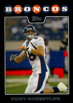 2008 Topps Denver Broncos #DEN5 Tony Scheffler Front