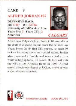 1995 JOGO #9 Alfred Jordan Back