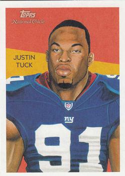 2009 Topps National Chicle #C12 Justin Tuck Front