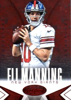 2014 Panini Certified - Camo Red #63 Eli Manning Front