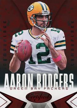 2014 Panini Certified - Camo Red #36 Aaron Rodgers Front