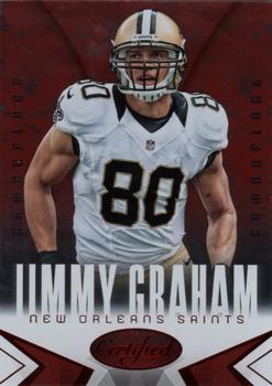 2014 Panini Certified - Camo Red #61 Jimmy Graham Front