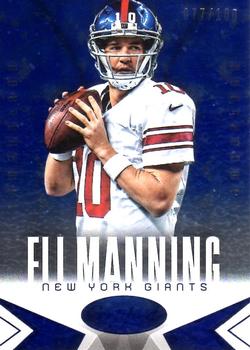 2014 Panini Certified - Camo Blue #63 Eli Manning Front