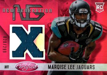 2014 Panini Certified - New Generation Materials Mirror Red #NG-ML Marqise Lee Front