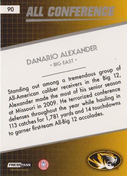2010 Press Pass #90 Danario Alexander Back