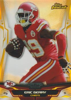 2014 Finest - Gold Refractors #71 Eric Berry Front