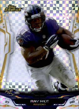 2014 Finest - Xfractors #70 Ray Rice Front