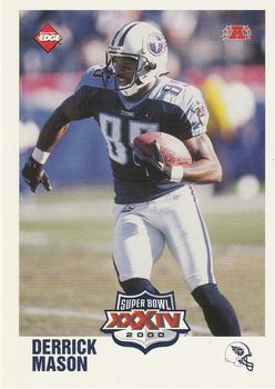 2000 Collector's Edge Super Bowl XXXIV #T6 Derrick Mason Front
