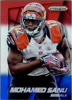 2014 Panini Prizm - Red White And Blue Prizm #118 Mohamed Sanu Front