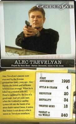 2008 Top Trumps Limited Editions 007 The Best of James Bond #NNO Alec Trevelyan Front