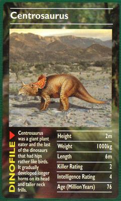 2003 Top Trumps Dinosaurs #NNO Centrosaurus Front