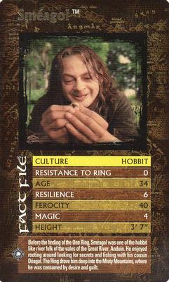 2003 Top Trumps Lord of the Rings Booster Pack #NNO Smeagol Front