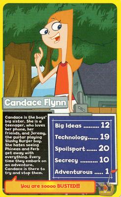 2010 Top Trumps Specials Phineas and Ferb #NNO Candace Flynn Front