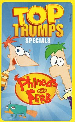 2010 Top Trumps Specials Phineas and Ferb #NNO Grandpa Reginald Back