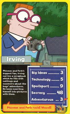 2010 Top Trumps Specials Phineas and Ferb #NNO Irving Front