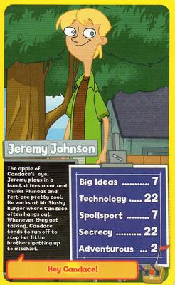 2010 Top Trumps Specials Phineas and Ferb #NNO Jeremy Johnson Front