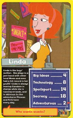 2010 Top Trumps Specials Phineas and Ferb #NNO Linda Front