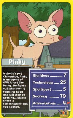 2010 Top Trumps Specials Phineas and Ferb #NNO Pinky Front