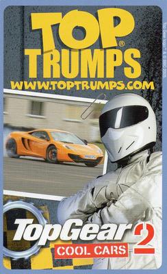 2012 Top Trumps Top Gear Cool Cars 2 #NNO Aston Martin Virage Back