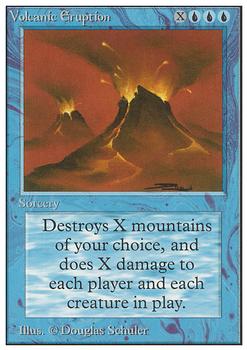 1993 Magic the Gathering Unlimited #NNO Volcanic Eruption Front
