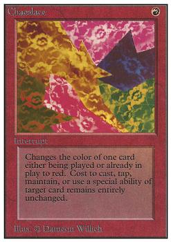 1993 Magic the Gathering Unlimited #NNO Chaoslace Front
