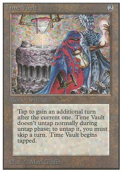 1993 Magic the Gathering Unlimited #NNO Time Vault Front
