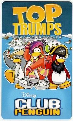 2011 Top Trumps Club Penguin #NNO Title Card Front