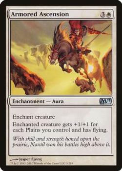 2010 Magic the Gathering 2011 Core Set #5 Armored Ascension Front