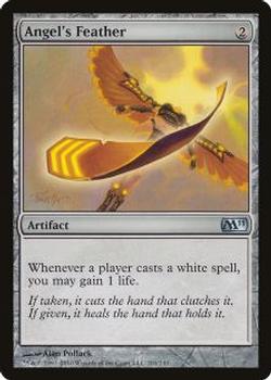 2010 Magic the Gathering 2011 Core Set #201 Angel's Feather Front