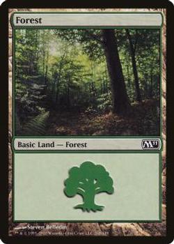 2010 Magic the Gathering 2011 Core Set #248 Forest Front