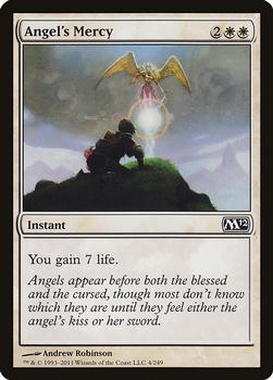 2011 Magic the Gathering 2012 Core Set #4 Angel's Mercy Front