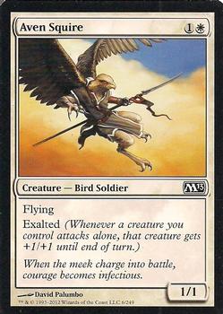 2012 Magic the Gathering 2013 Core Set #6 Aven Squire Front