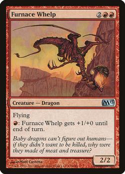 2012 Magic the Gathering 2013 Core Set #133 Furnace Whelp Front