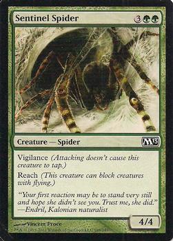2012 Magic the Gathering 2013 Core Set #189 Sentinel Spider Front
