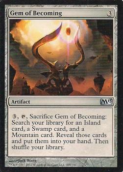 2012 Magic the Gathering 2013 Core Set #205 Gem of Becoming Front