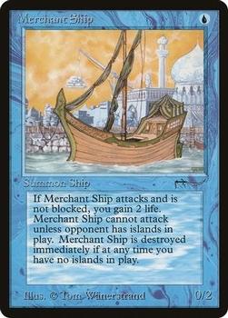1993 Magic the Gathering Arabian Nights #NNO Merchant Ship Front