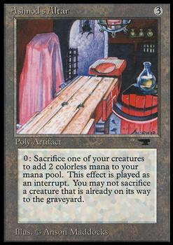 1994 Magic the Gathering Antiquities #NNO Ashnod's Altar Front