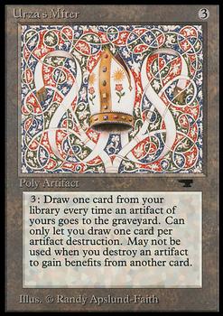 1994 Magic the Gathering Antiquities #NNO Urza's Miter Front