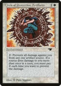 1994 Magic the Gathering Antiquities #NNO Circle of Protection: Artifacts Front