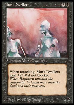 1994 Magic the Gathering The Dark #NNO Murk Dwellers Front