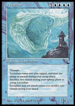 1994 Magic the Gathering The Dark #NNO Leviathan Front