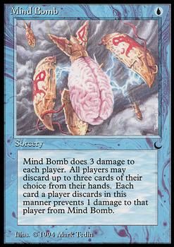 1994 Magic the Gathering The Dark #NNO Mind Bomb Front