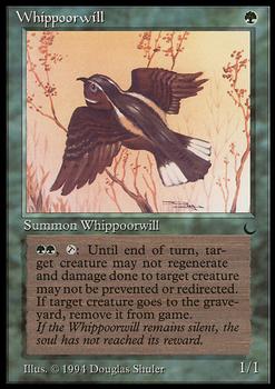 1994 Magic the Gathering The Dark #NNO Whippoorwill Front